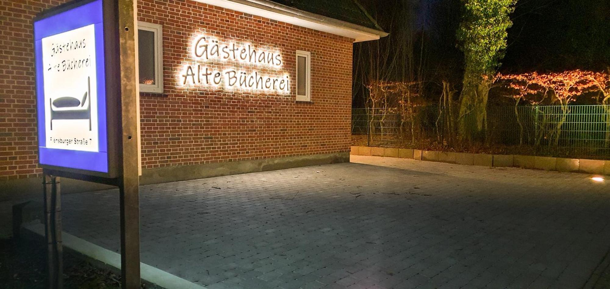 Gaestehaus "Alte Buecherei" Satrup Mittelangeln Exterior foto